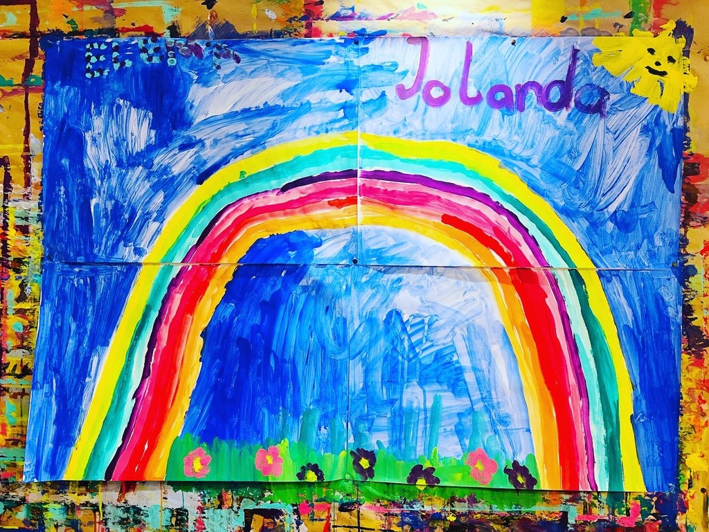 
                Kinder malen Welten, in denen man zu Hause sein möchte
              