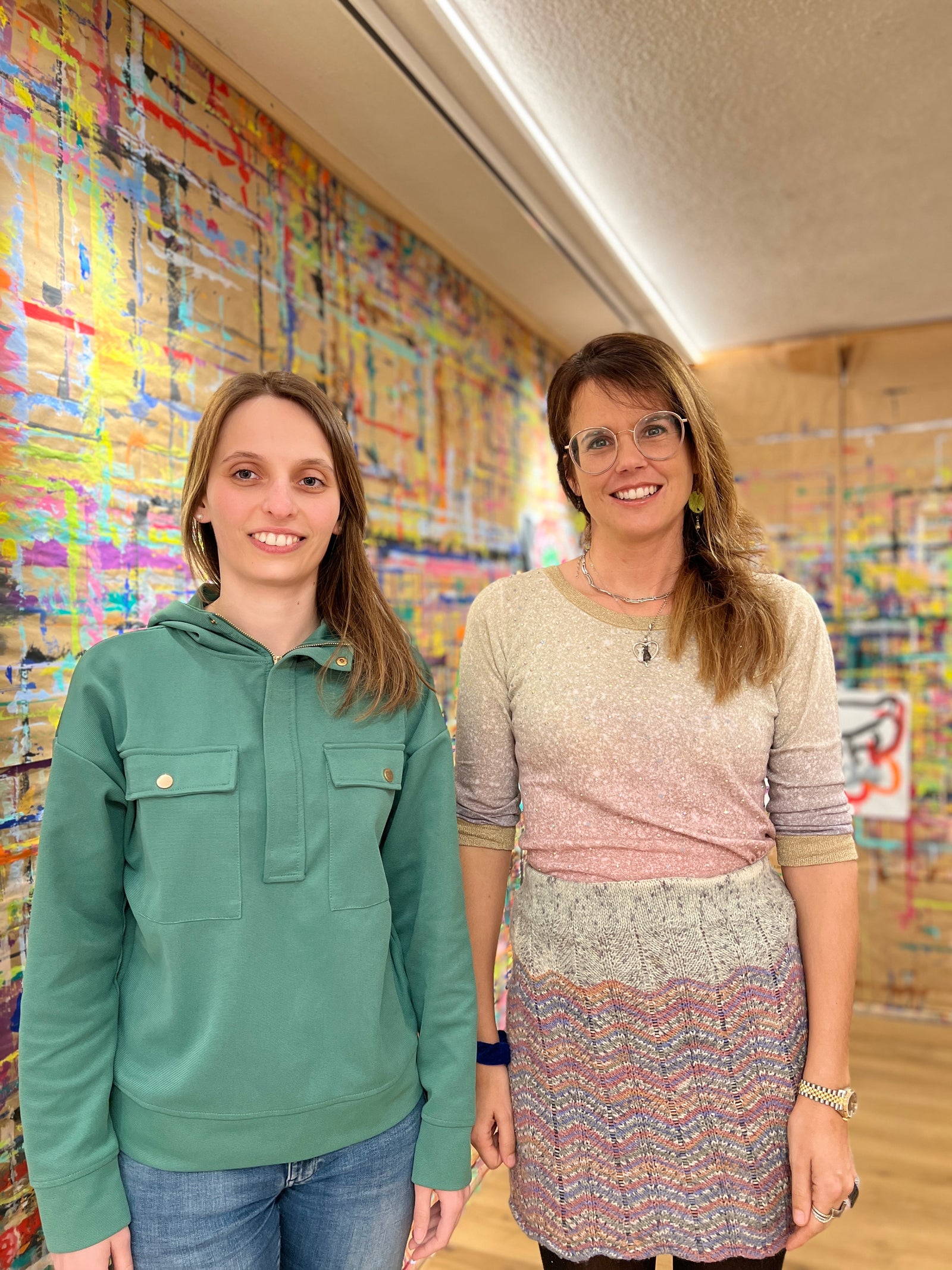 
                Ein neues Gesicht im Malort: herzlich willkommen, Sarah!
              